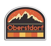 2 x 10cm Oberstdorf Germany Vinyl Stickers - Fun Sticker Laptop Luggage #32252