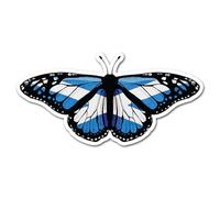 2 x 10cm Scotland Butterfly Flag Vinyl Stickers - Scottish UK Insect Bug Animal Travel World Country Decal Scrapbook Sticker #83056