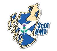 2 x 10cm Scotland Vinyl Stickers - Scottish Landmarks City Country Map Flag Travel Holiday Geography Location Decal Scrapbook Sticker #83335