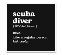 2 x 10cm Scuba Diver Vinyl Stickers - Diving Ocean Sport Fan Dictionary Regular But Cooler Definition Funny Decal Scrapbook Sticker #82620