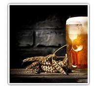 2 x 10cm Square Vinyl Stickers - Beer Pint Brewery Pub Drink Decals 24545