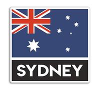 2 x 10cm Sydney Australia Vinyl Stickers - Travel Sticker Laptop Luggage #33161 (10cm Wide)
