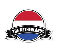 2 x 10cm The Netherlands Vinyl Stickers - Dutch Holland Country Flag Travel Europe Holiday Geography Location Decal Scrapbook Sticker #83174