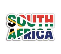 2 x 10cm Wide South Africa Vinyl Stickers - Flag African Travel World Sticker #75282