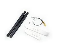 2 X 10Dbi Antenna Set AX210 Wifi Card 2.4GHz 5GHz Dual Band M.2 MHF4 Extension Cable To WiFi RP-SMA Compatible With AX200 Adapter(6DB Antenna Set)