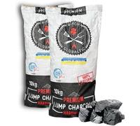 2 X 10Kg Premium Hardwood Lumpwood Birch Restaurant Charcoal 20Kg
