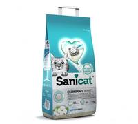2 x 10l Sanicat Cat Litter 20% Off! * - Cotton Fresh Clumping White Cat Litter (2 x 10l)