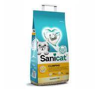 2 x 10l Sanicat Cat Litter 20% Off! * - Fragrance Free Clumping Cat Litter (2 x 10l)