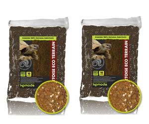 2 X 10LTR KOMODO TORTOISE SOIL REPTILE ECO TERRAIN NATURAL BEDDING SUBSTRATE