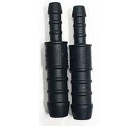 2 x 10mm-6mm Plastic Barbed Reducer Adapter Hose Connector Fuel Pipe Joiner