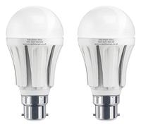 2 x 10w LED Light Bulb B22 Bayonet Cool White Super Bright