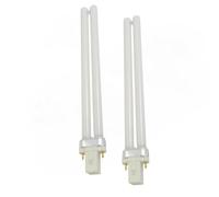 2 x 11W 11 Watt Compact Fluorescent CFL G23 Fly Killer Bug Zapper Insect Attracting Lamp UVA Replacement Tube Incl Window Sticker