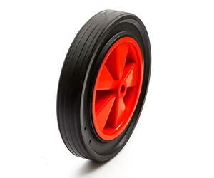 2 x 12" 12 Inch Wheel For Wheelbarrow & Jockey Wheels Solid Tyre & Wheel No Innertube required