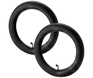 2 x 12 Inch Inner Tubes (12 1/2 x 2 1/4 Inch) for Scooters, Trikes, Bicycles, Children with Angled Valve Front and Rear Wheel