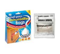 2 X 12 Packs of 2 Small Space Dehumidifier Bags Helps Stop Damp Moisture Mould 50ml