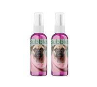 2 X 120 ml Blowing Bubbles for Dogs that contains SCENTED in BEEF Pink
