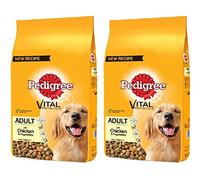 2 x 12kg Pedigree Vital Protection Adult Chicken & Veg Dog Food Multibuy