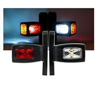 2 x 12V 24V SIDE MARKER CLEARANCE LIGHTS DIRECTION INDICATORS OUTLINE POSITION LAMPS TRUCK TRAILER LORRY VAN PICKUP WAGON CHASSIS BUS TRACTOR CAR CAMPER CARAVAN MOTORHOME MULTI-VOLT CUSTOM UNIVERSAL