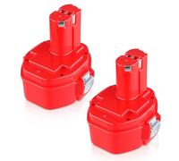 2 x 14.4 V 4800 mAh Ni-MH Replacement Battery for Makita Battery 14.4 V PA14 1420 1422 1433 1434 1435 193062-6 193157-5 193158-3 193985-8 105 1D 403 3D 5094D 6280D 8280D JR140D