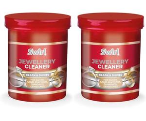 2 X 151 Liquid Jewellery Cleaner With Basket Cleans & Shines Silver Gold Diamonds 145ml (Pack of 2)