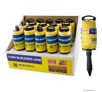 2 x 152 Metre Builders Line Rope - String, Building, Bricklaying, Brick, Measuring Reel | Construction, Gardening, DIY Projects, Crafting | Precise Measuring, Hand Tool