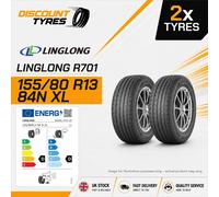 2 X 155/80R13 84N LINGLONG R701 155 80 13 1558013 NEW TYRES