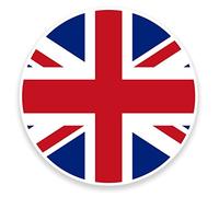2 x 15cm/150mm Union Jack UK British Flag Map Window Cling Sticker Car Van Campervan Glass #9067