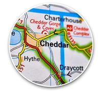 2 x 15cm Vinyl Stickers - Cheddar England Travel Holiday UK Decals 44563