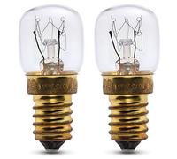 2 x 15w Oven lamp for use Within a Rangemaster Oven. 240v. 300° Heat Resistant. SES (E14) Small Edison Screw Cooker Light Bulb