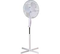 2 x 16-Inch Stand, Portable Fan For Home or Small Office, 3 Speed Settings, Sturdy Base, Easy-To-Use Key Switch, Ideal Cooling System-White, One Size