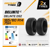 2x 165 60 14 DELINTE DS2 | BRAND NEW TYRES LATEST DOT | 75H