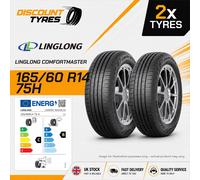 2 X 165/60R14 75H LINGLONG COMFORTMASTER 165 60 14 1656014 NEW TYRES