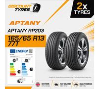 2 X 165/65R13 77T APTANY RP203 165 65 13 1656513 NEW TYRES