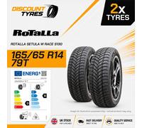2 X 165/65R14 79T ROTALLA SETULA W RACE S130 165 65 14 1656514 NEW TYRES