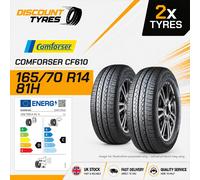 2 X 165/70R14 81H COMFORSER CF610 165 70 14 1657014 NEW TYRES