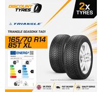 2 X 165/70R14 85T XL TRIANGLE SEASONX TA01 165 70 14 1657014 NEW TYRES