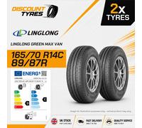 2 X 165/70R14C 89/87R LINGLONG GREEN MAX VAN 165 70 14 1657014 NEW TYRES