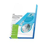 2 x 175 Micron Heavy Duty Laminating Pouches, 350 Micron Total Thickness, Durable Clear Laminating Sheets for Documents, Photos, Posters & Signs, Professional Gloss Finish, Pack of 100