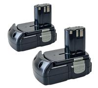 2 x 18 V 3000 mAh battery compatible with Hitachi 18V BCL1830 BCL1815 BCL1820 BCL1825 BCL1840, CJ 18DL, CR 18DL, DH 18DL, DS 18DFL, DV 18DL, G 18DLX, RB 18DL L 18H 18DL, C6DC C6DD C18DL C18DLX