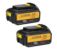 2 x 18 V replacement battery for Dewalt battery, 5.5 Ah battery compatible with 18 V DCB184 DCB200 DCB182 DCB180 DCB181 DCB182 DCB201 XR