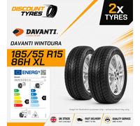 2 X 185/55R15 86H XL DAVANTI WINTOURA 185 55 15 1855515 NEW TYRES