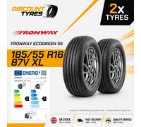 2 X 185/55R16 87V FRONWAY ECOGREEN 55 185 55 16 1855516 NEW TYRES