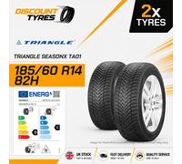2 X 185/60R14 82H TRIANGLE SEASONX TA01 185 60 14 1856014 NEW TYRES