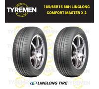 2 X 185/65R15 88H LINGLONG COMFORT MASTER 1856515 185 65 15 Brand new x 2