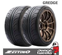 2 x 195/50/15 Zestino Gredge 07R Medium Semi Slick Road Legal Track Day Tyres