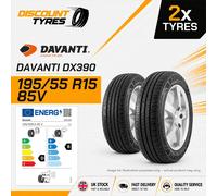 2 X 195/55R15 85V DAVANTI DX390 195 55 15 1955515 NEW TYRES