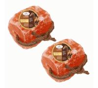 2 x 1KG Himalayan Salt Horse Lick Pink Rock Salt Natural Lick Stone - Organic Lick Suitable for Deer, Cows, and Horses from Punjab, Pakistan