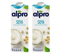 2 x 1L Original Soya Milk Compatible with Alpro Plant Based Drink | (2 Pack)