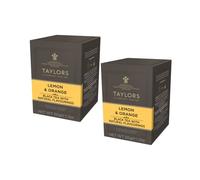 2 x 20 Individually Wrapped and Tagged Tea Bags Taylors Lemon & Orange Black Tea