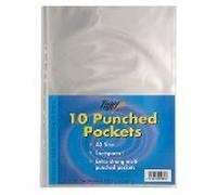 2 X 20 x Portrait A3 Glass Clear Plastic Wallets Strong Art Poly Punched Pockets